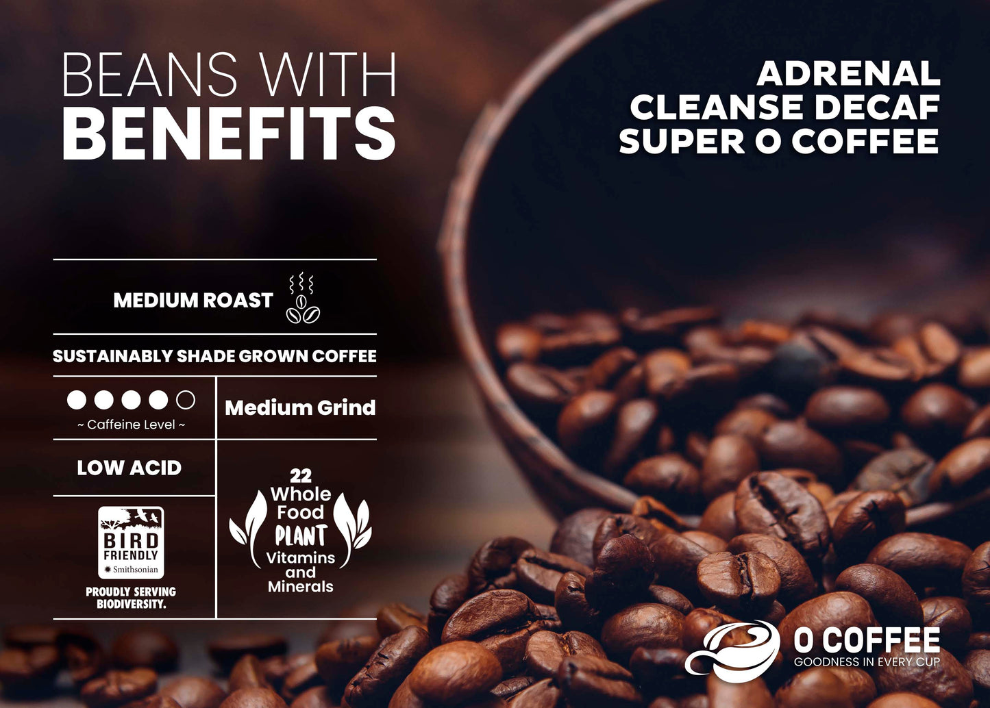 Adrenal Cleanse Decaf Super O COFFEE